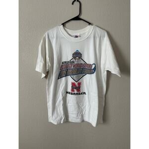 Vintage 2005 Nebraska College World Series Baseball T-Shirt - Large